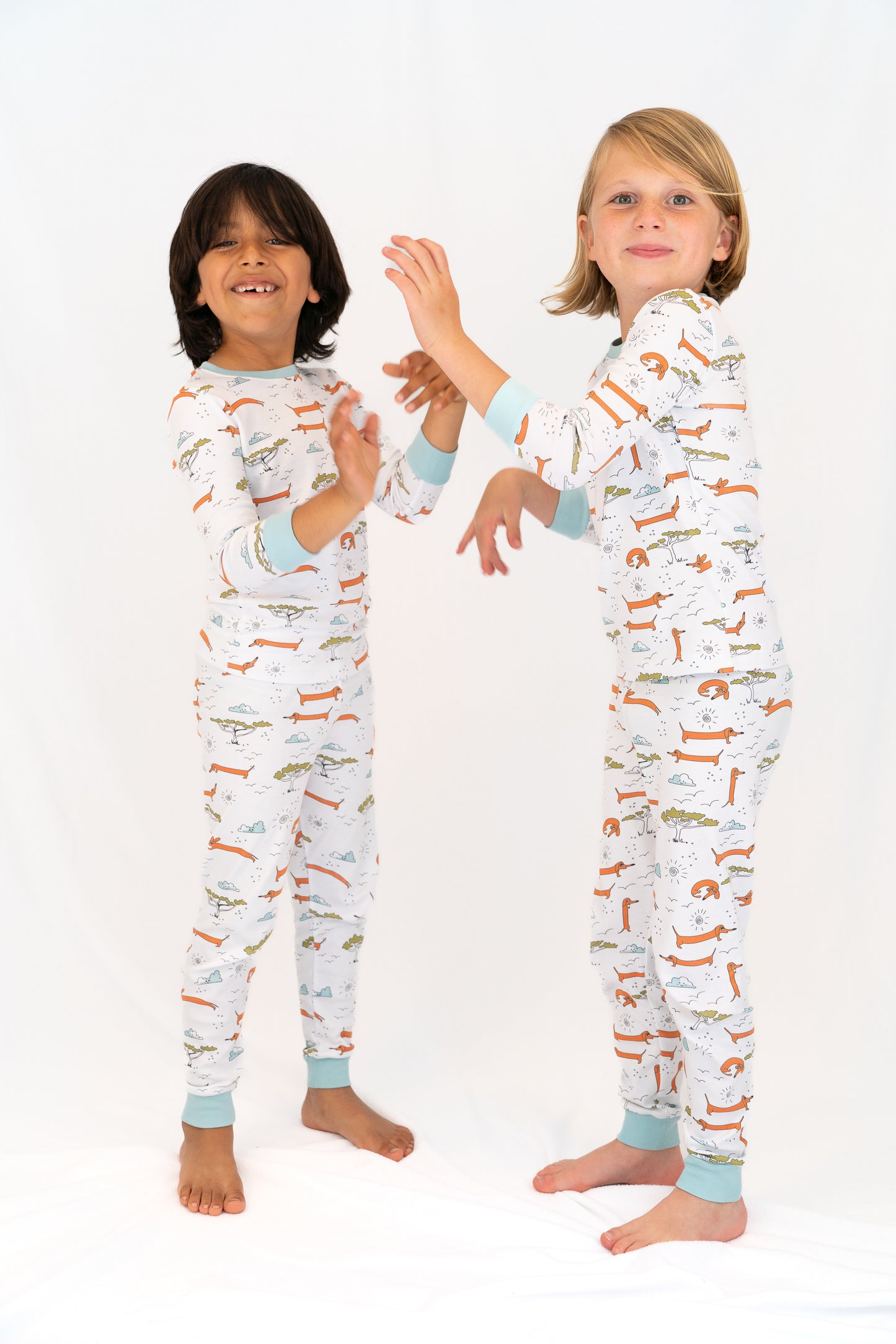 Dachshund in the Bush Two Piece PJ