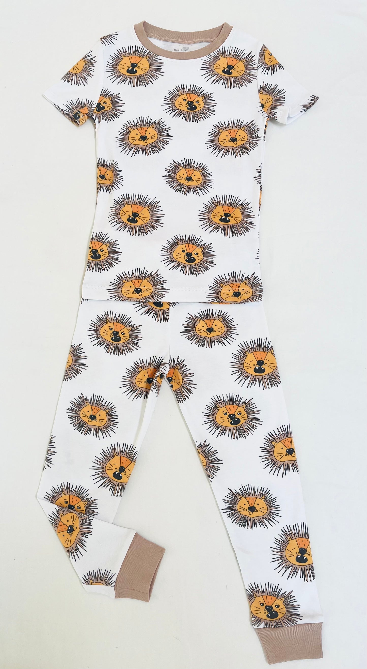 SHORT ARM Lions Two piece PJ set